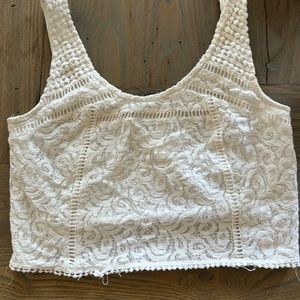 Zara Laced crop top